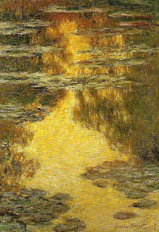Claude Monet nackrosor oil painting picture